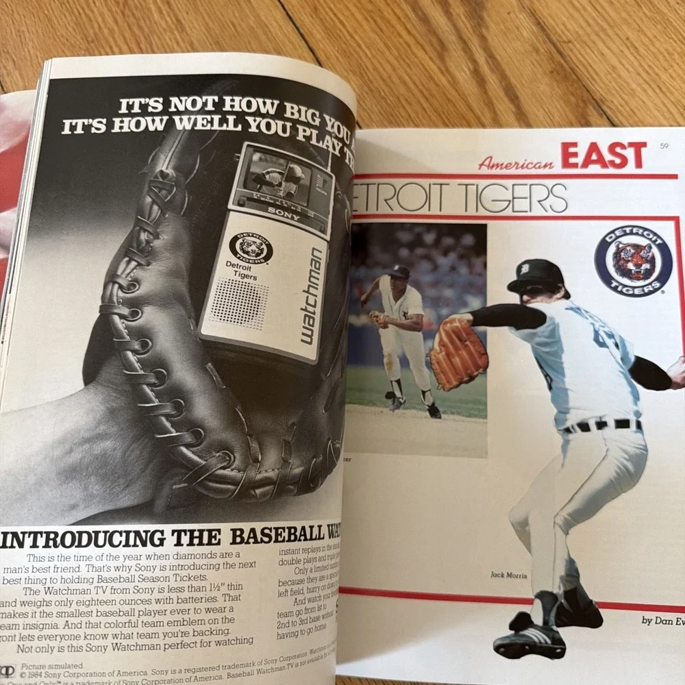 1984 Baseball World Series Program Featuring the Detroit Tigers & the KC Royals